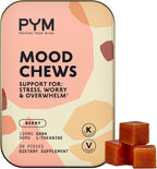 PYM Citrus Mood Chews (120 uds) - Complemento Vegano para el Estrés con GABA y L-Teanina