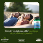 Swanson Double Potency Suntheanine L-Teanina 200 mg - 60 Cápsulas Vegetales