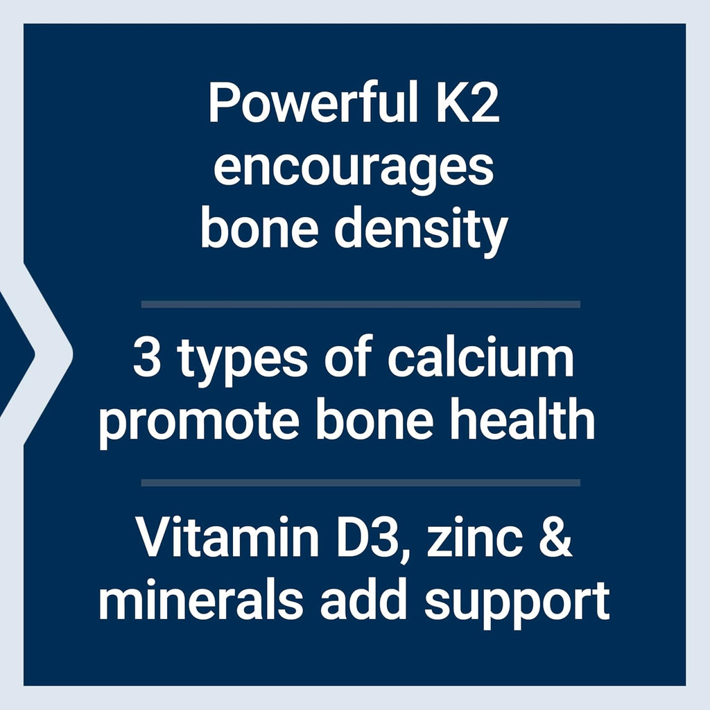 Life Extension Bone Restore Elite – Complemento de Calcio con K2, D3, Magnesio, Boro y Zinc