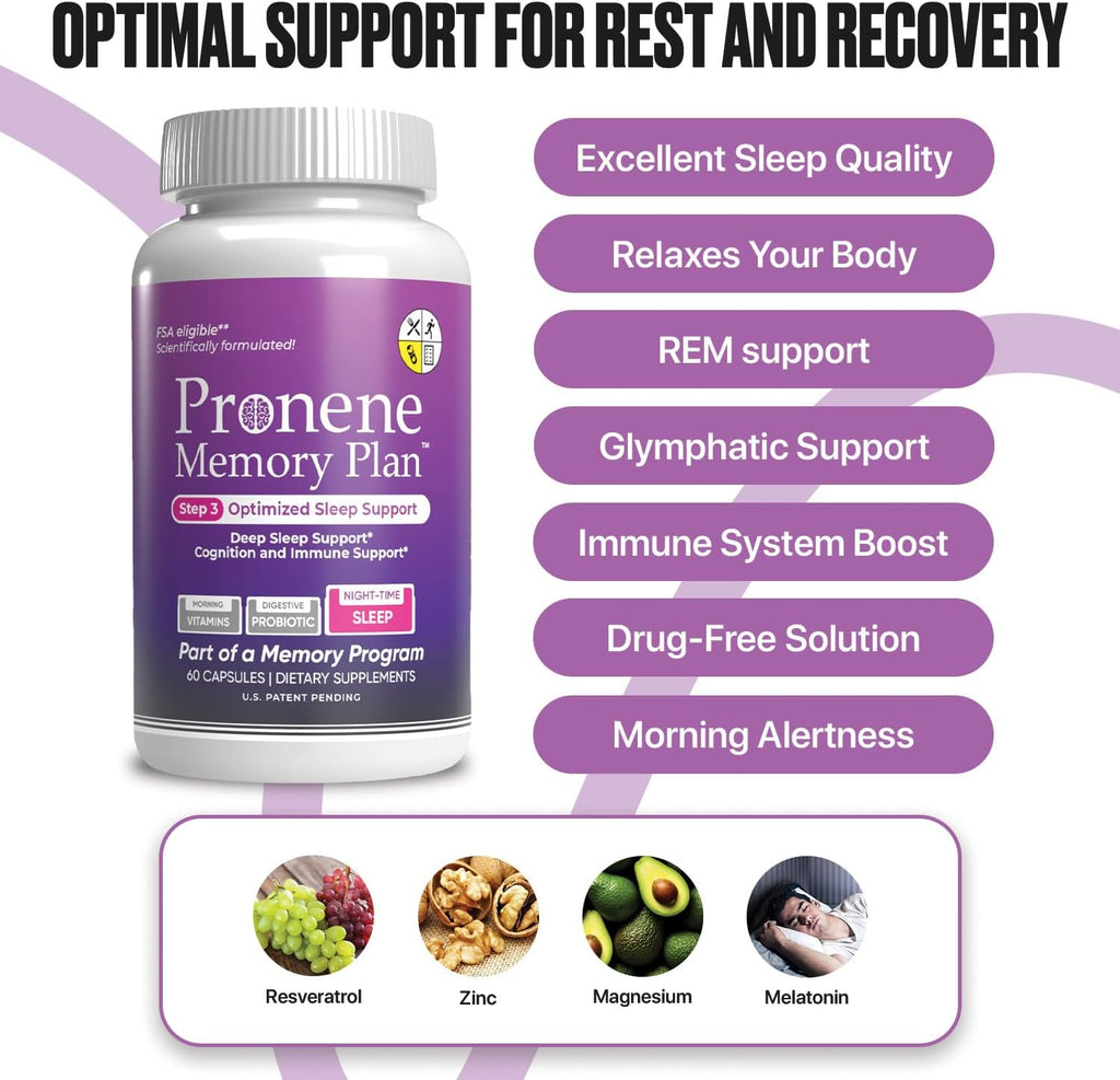Pronene Memory Plan Optimized Sleep Support - 60 Cápsulas