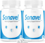 IDEAL PERFORMANCE Sonavel Fórmula de Apoyo Auditivo y Tinnitus (120 Cápsulas, 2 Paquetes)