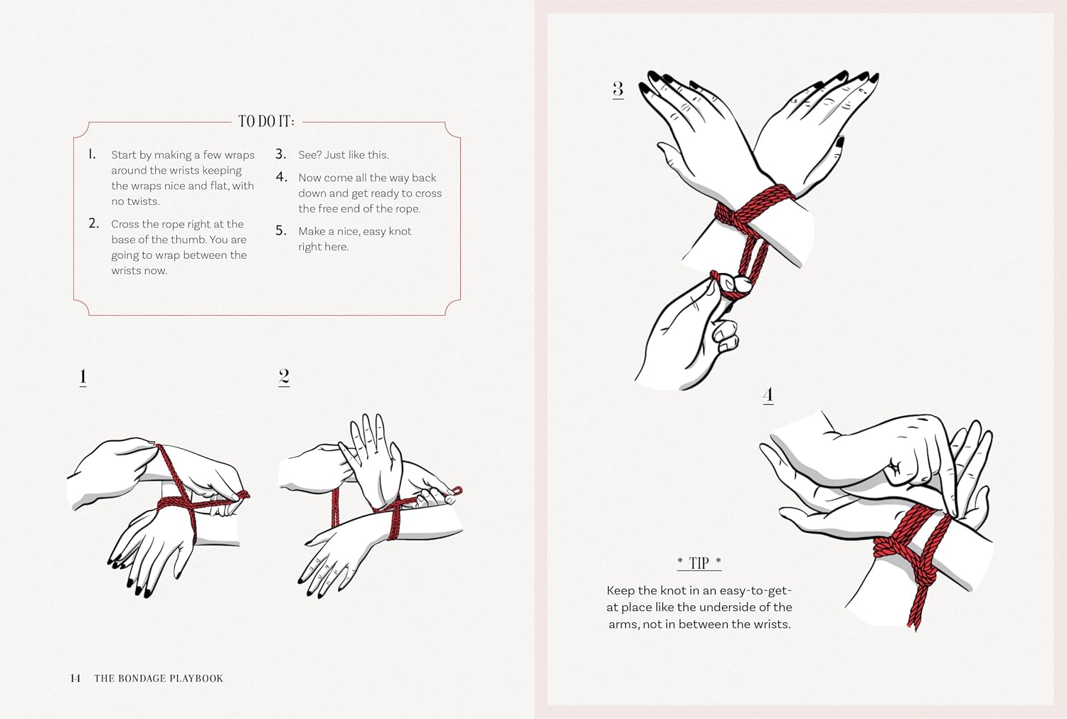 The Bondage Playbook: 31 nudos y ataduras imprescindibles para principiantes en bondage