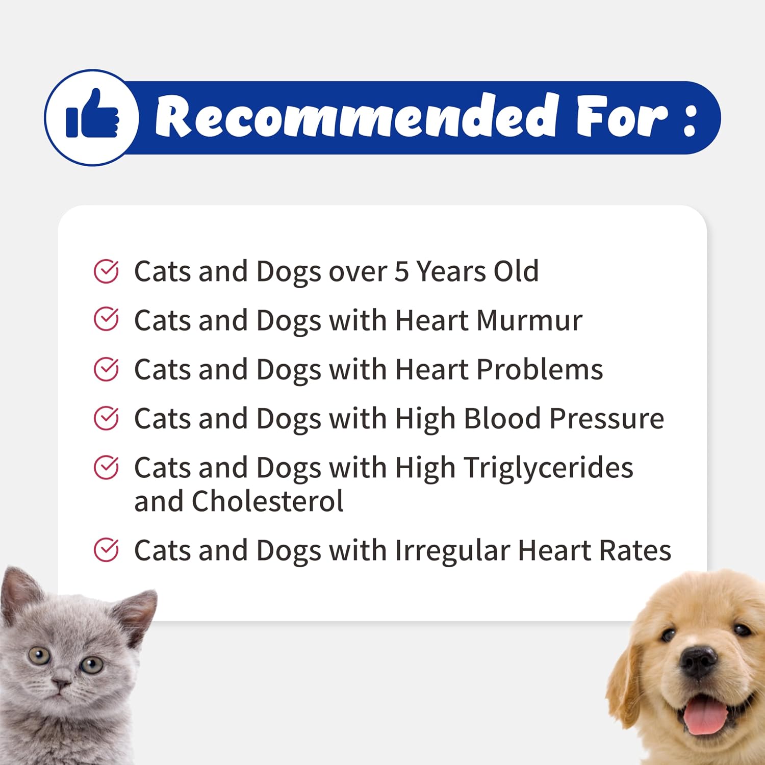 Heart Alive Líquido para la Salud Cardiovascular de Perros y Gatos - Aceite de Pescado Noruego, Coenzima Q10, Vitamina K2, Policosanol, Extracto de Espino, Sabor a Tocineta Vegano (60ml)