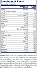 ONE A DAY Women's Petites Multivitamin with Vitamin A, C, D, E and Zinc, 160 Count (Pack of 2)