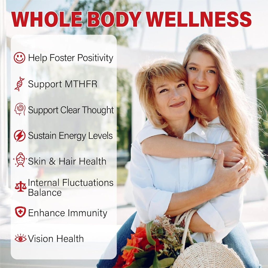 ZEGBALP Multivitamínico Metilado con Complejo B para Mujeres - Gominolas con Vitaminas B1, B2, B6, B12, Folato, C, Magnesio y Omega 3 - Apoyo Energético e Inmunitario - Sin Gluten y Sin Azúcar