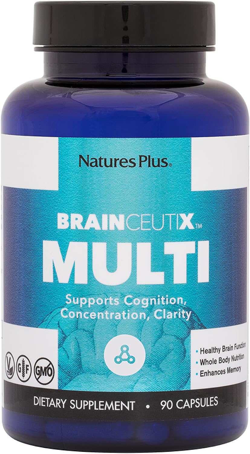NaturesPlus BrainCeutix Multivitamínico - 90 Cápsulas