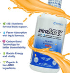 intraMAX de Drucker Labs - Complejo Multivitamínico Líquido Orgánico sin Azúcar para Hombres y Mujeres, 946 ml