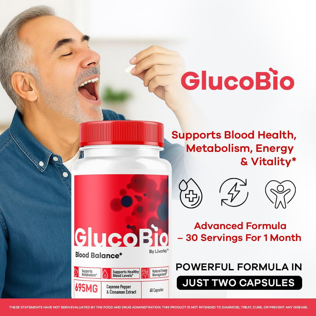 GlucoBio Cápsulas (Pack de 5) - 300 Cápsulas, Complemento Alimenticio