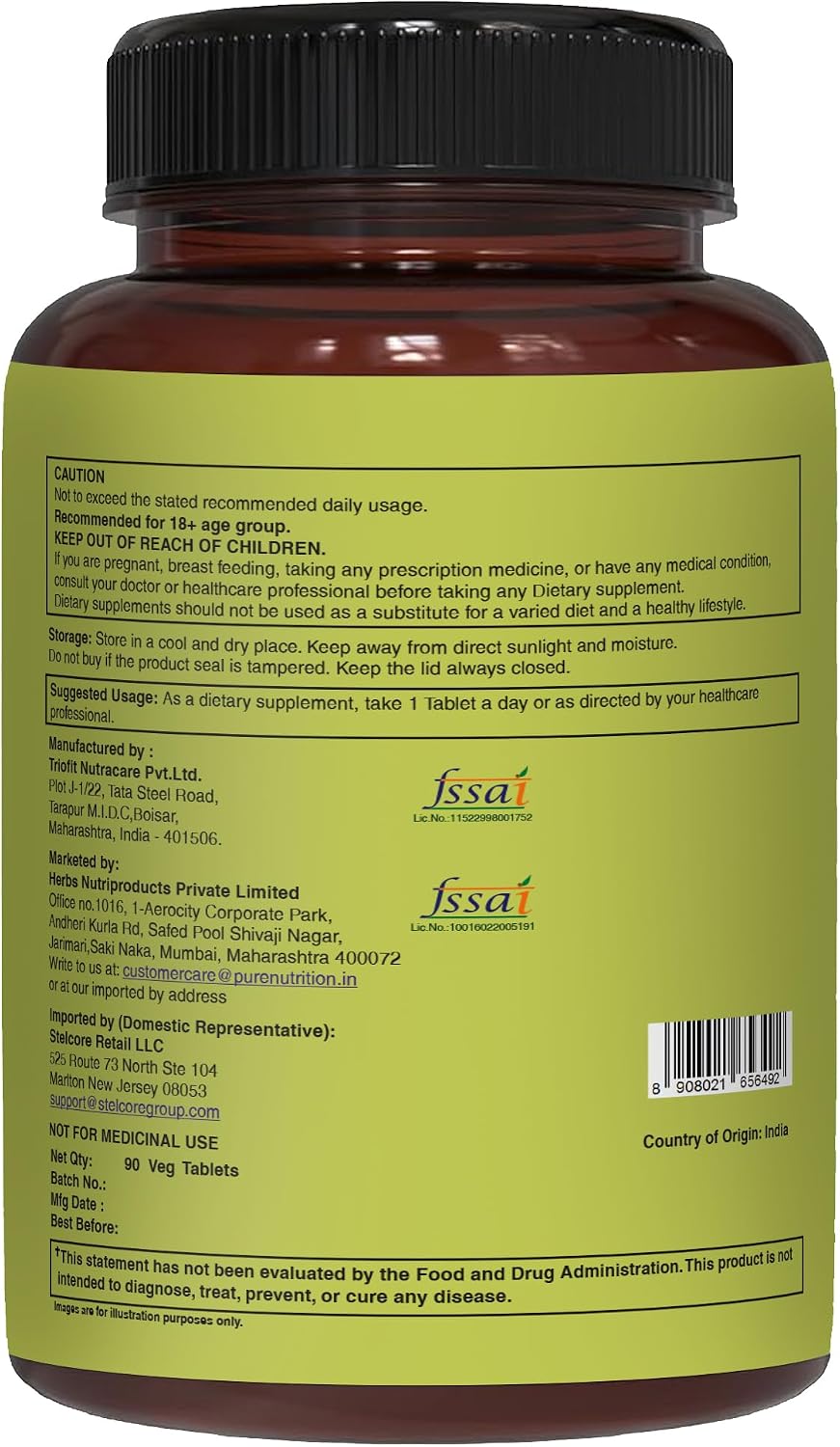 Pure Nutrition Multivitamínico Completo para Mujeres - 90 Comprimidos - Un Comprimido al Día - 100% VRN - 24 Vitaminas y Minerales Naturales - Vegano - 3 Meses de Suministro