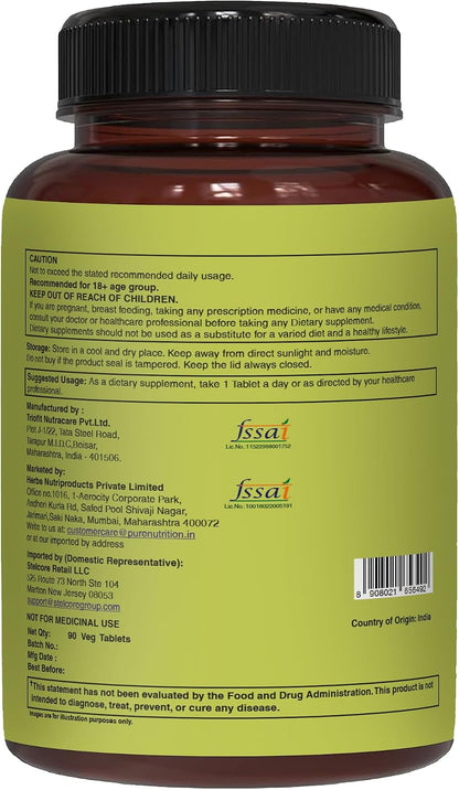 Pure Nutrition Multivitamínico Completo para – Alta potencia (1500 mg por tableta): cada comprimido concentra una – Image 4