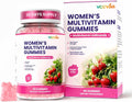 Vccvaa Gominolas Multivitamínicas Sin Azúcar para Mujeres 14+ con Hierro, Inositol, Folato, Vitaminas A C D3 E B12 K2, Mezcla de Hierbas y Minerales – 60 unidades