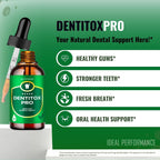 Dentitox Pro Drops para Dientes y Encías Saludables - Fórmula Avanzada en Gotas - Mezcla Natural para Aliento Fresco (1 Pack)