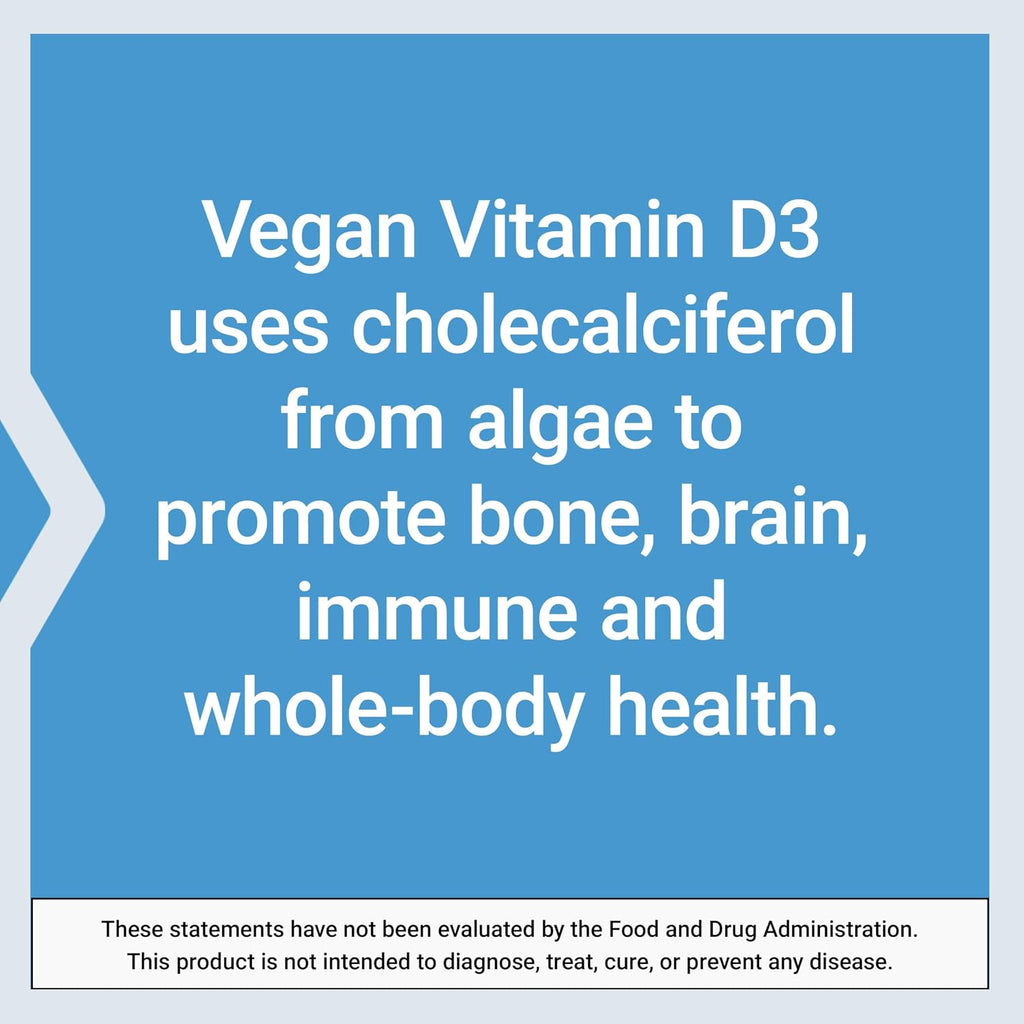 Life Extension Vitamina D3 Vegana 5000 IU – 60 Cápsulas