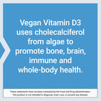 Life Extension Vitamina D3 Vegana 5000 IU – 60 Cápsulas