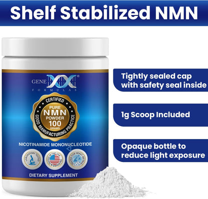 Genex Formulas - NMN Puro en Polvo 100g - – Sublingual: Coloca la dosis deseada debajo de la lengua y mantenla – Image 5