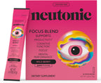 Neutonic Mezcla Nootrópica en Polvo - Sabor Wild Berry (16 sticks)