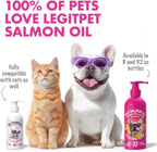 LEGITPET Aceite de Salmón Salvaje de Alaska para Perros y Gatos - 946 ml