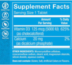 The Vitamin Shoppe Vitamina D3 5000IU – Salud Ósea e Inmunitaria – 120 Cápsulas Blandas