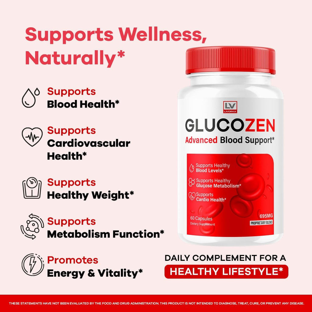 GlucoZen Capsules (3 Pack, 180 Cápsulas)