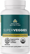 Ancient Nutrition SuperVeggies Cápsulas - Certificado Orgánico Regenerativo, 60 Cápsulas