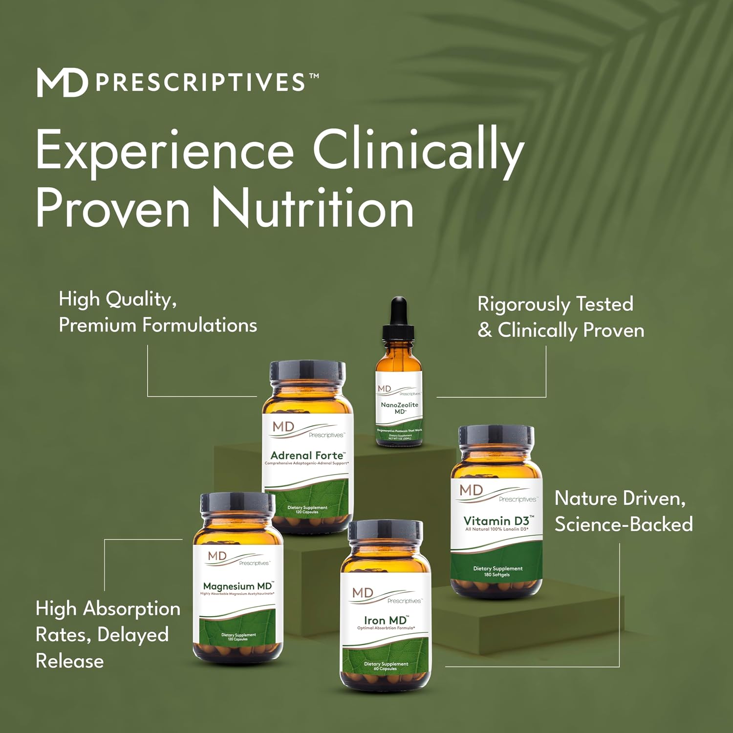 MD Prescriptives Vitamina D3 180 Cápsulas Blandas - 125 mcg (5000 UI) - Máxima Absorción para Huesos, Músculos e Inmunidad - No GMO, Vegetariano