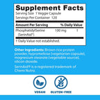 Doctor's Best Phosphatidylserine 100 mg - 120 Veggie Capsules