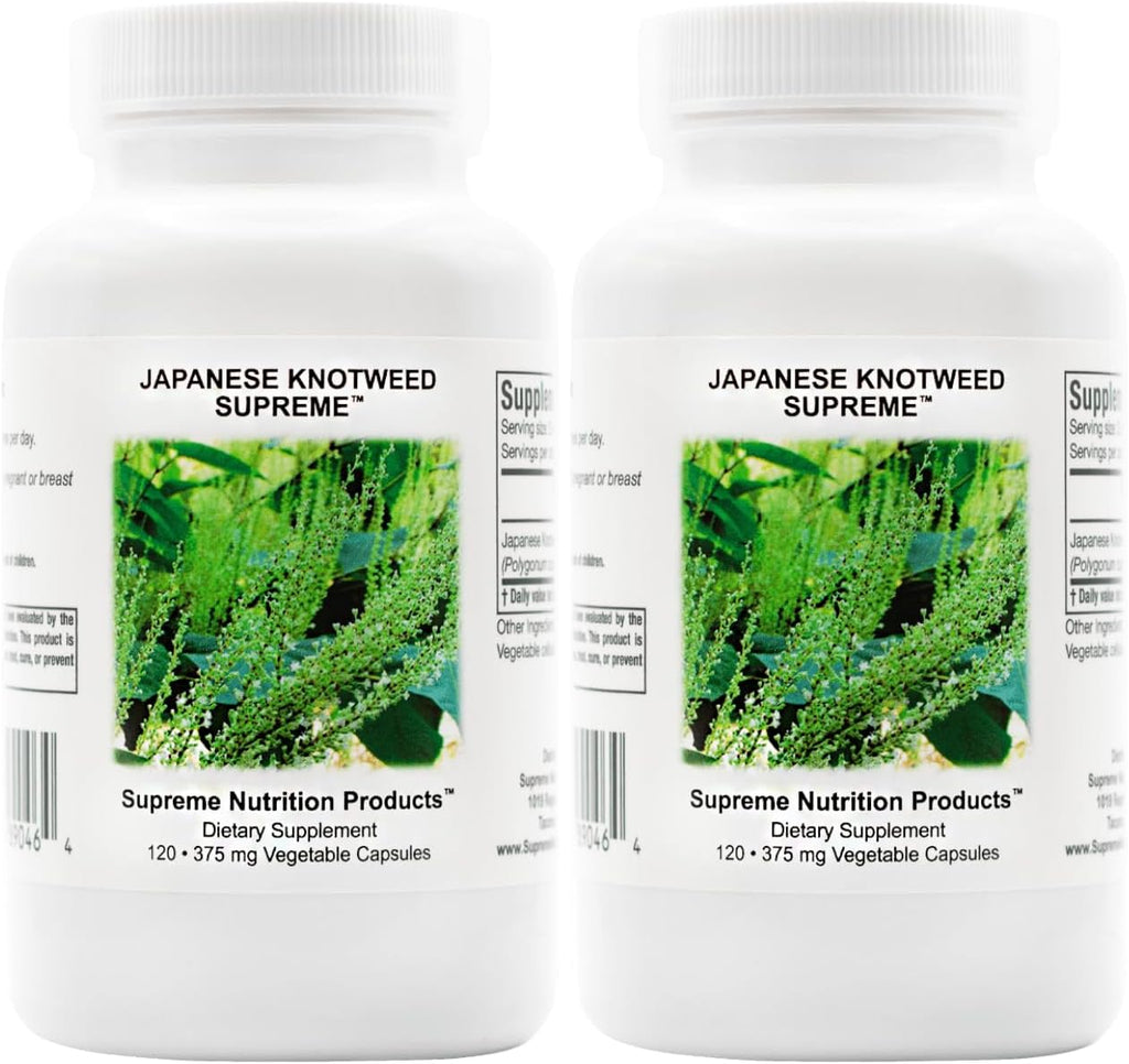 Supreme Nutrition Japanese Knotweed Supreme - 120 Cápsulas Vegetarianas de Polygonum cuspidatum Puro