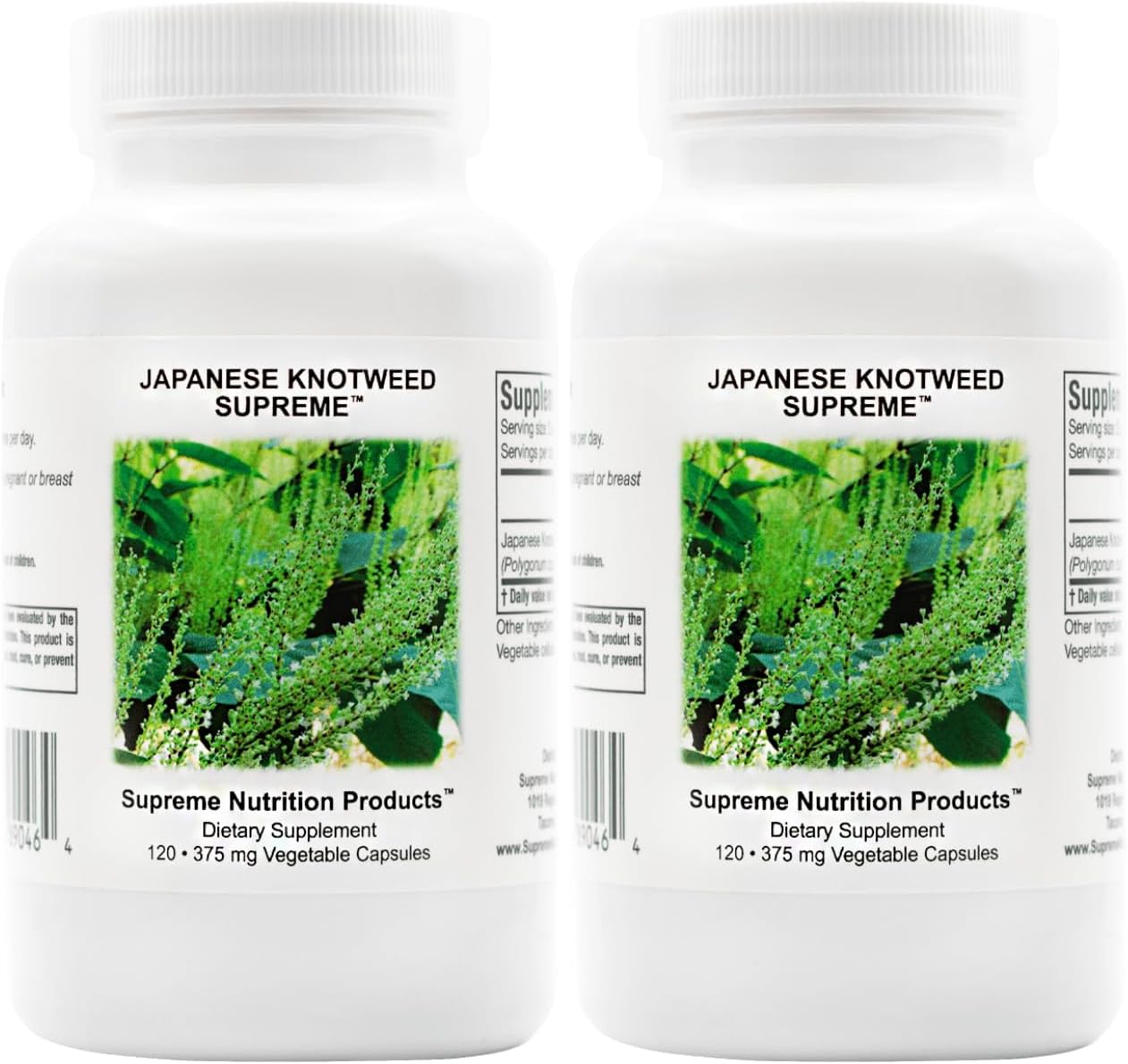 Supreme Nutrition Japanese Knotweed Supreme - 120 Cápsulas Vegetarianas de Polygonum cuspidatum Puro