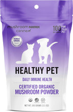 Om Mushroom Matrix Pet - Canine: Polvo de Hongos Orgánico para el Apoyo Inmunológico Diario de Perros y Gatos - 100g