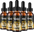 Enki Elixir Drops Fórmula Saludable – Gotas Líquidas Naturales Extra Fuerza (5 Paquete – Suministro para 5 Meses)