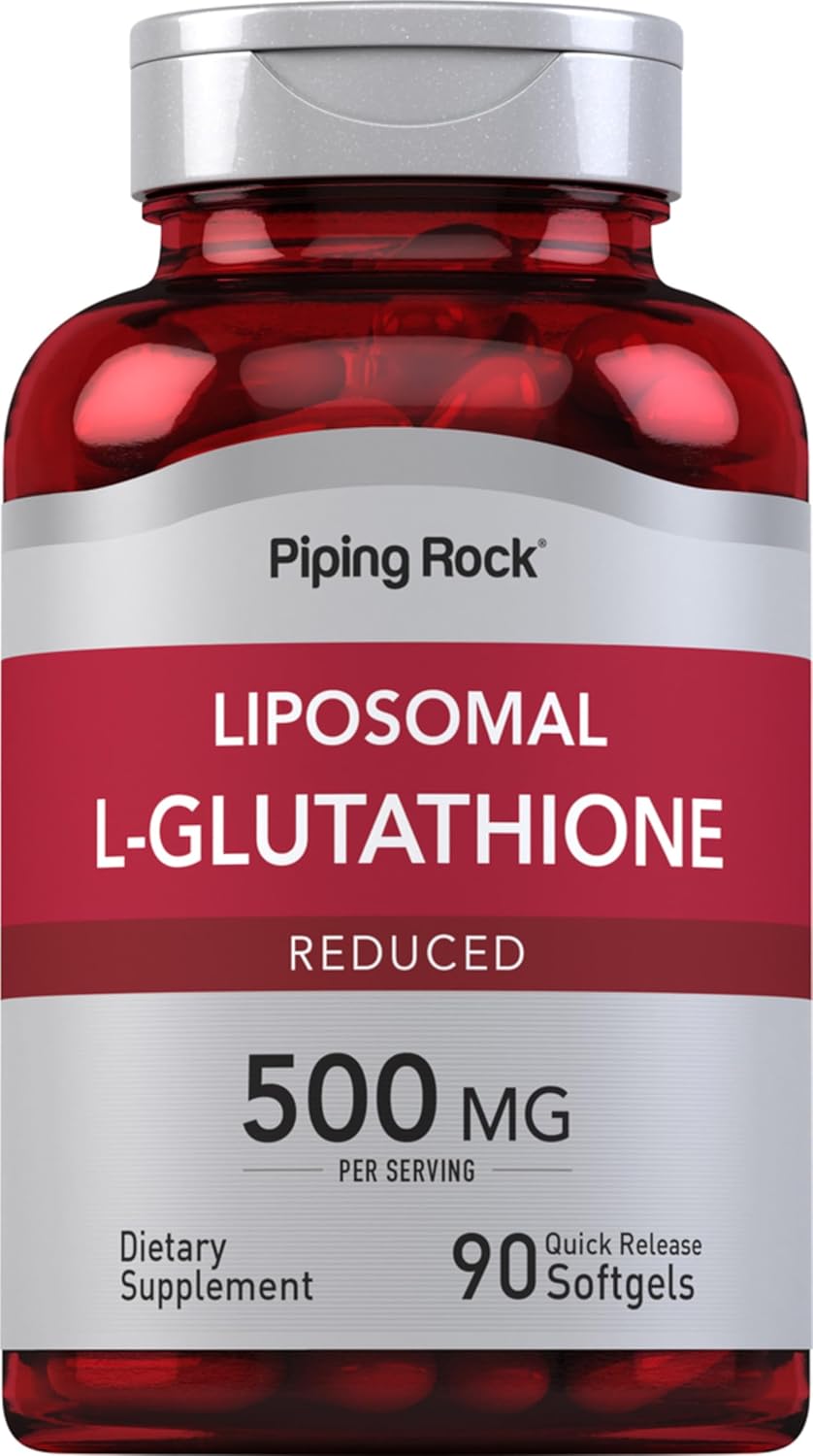 Piping Rock Glutatión Liposomal | 500mg | 90 Cápsulas Blandas