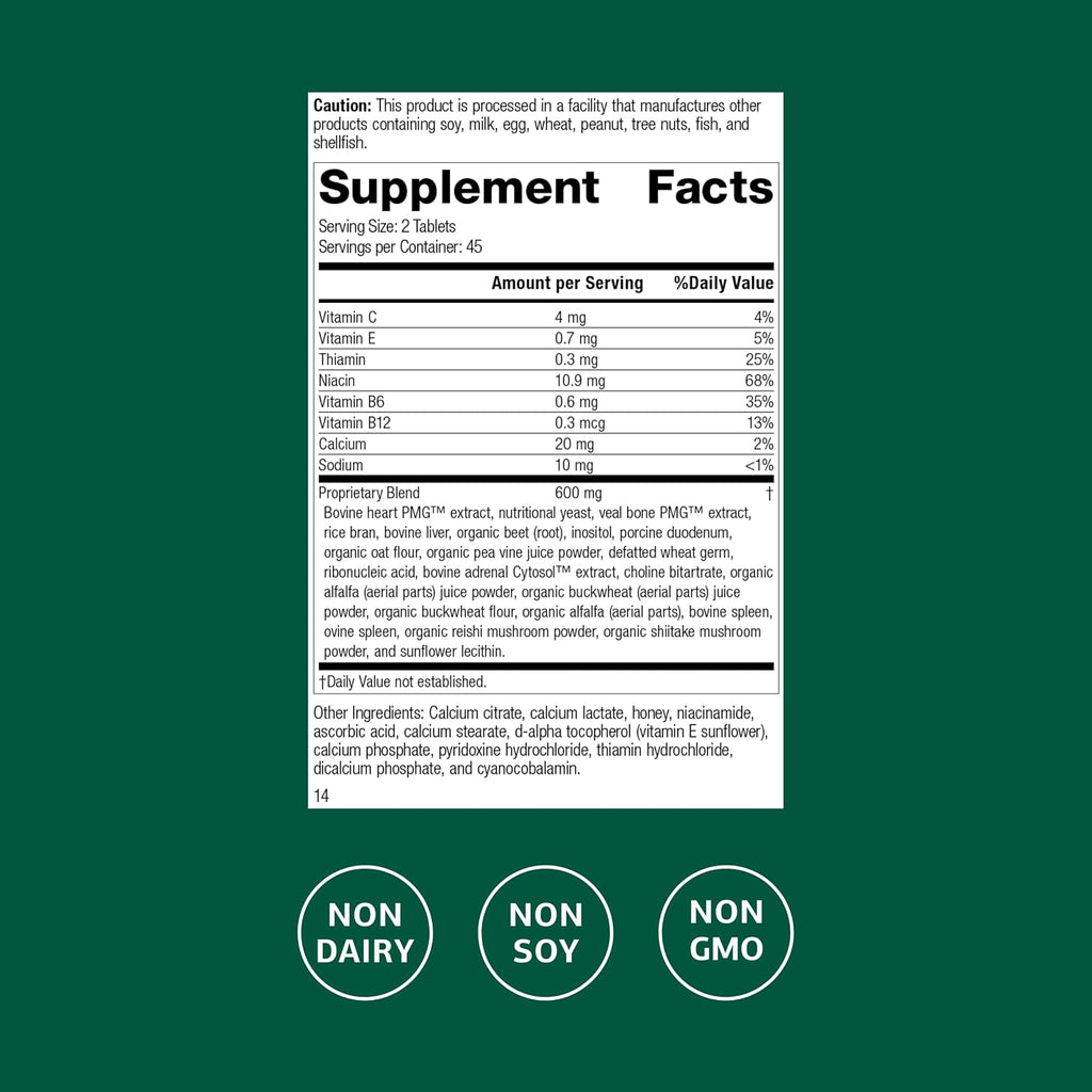 Standard Process Vasculin - Suplemento Cardiovascular - 90 Comprimidos