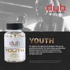 Youth de Dub Nutrition - Fórmula con Acai, Resveratrol, Cúrcuma y Vitaminas - 90 Cápsulas