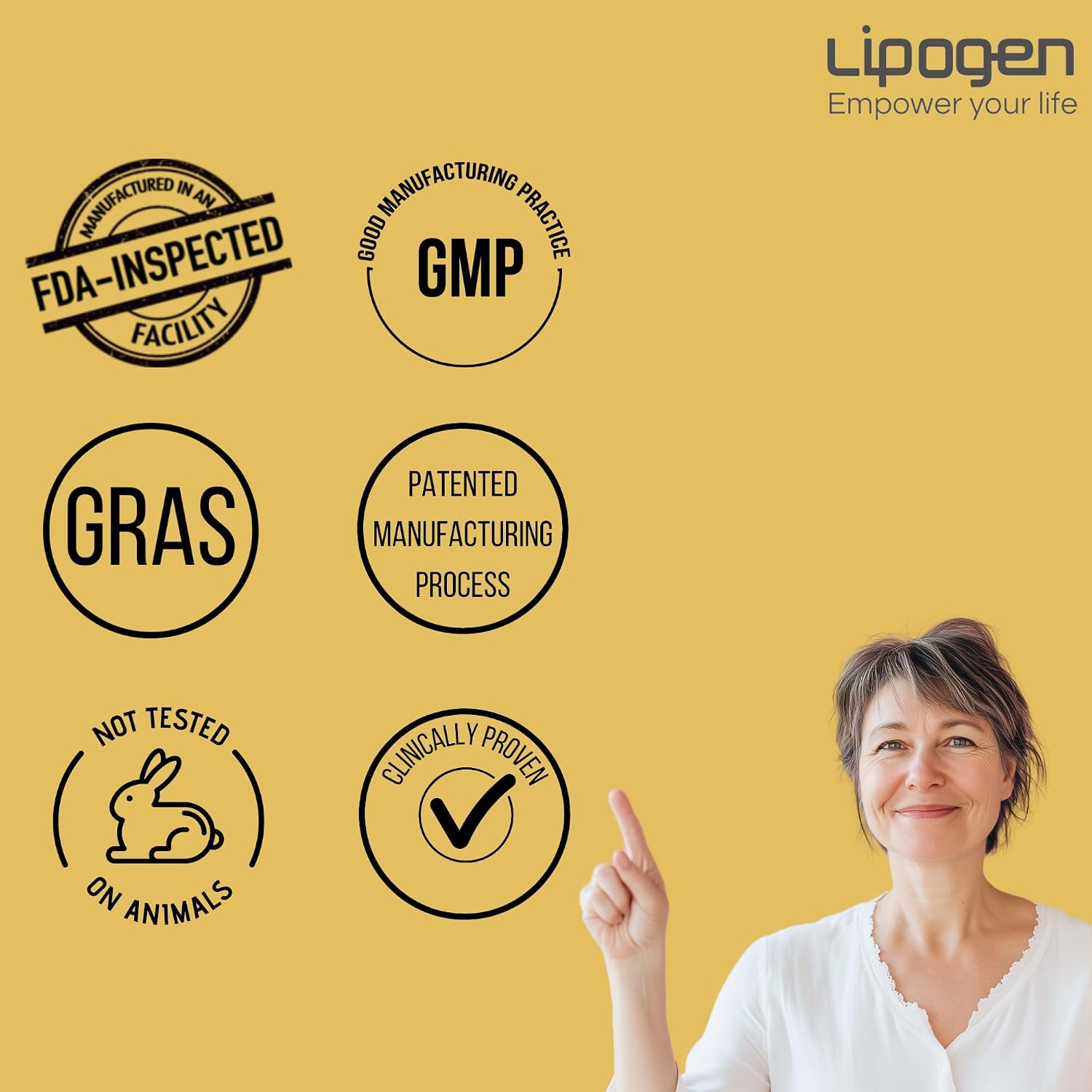 Lipogen PS Plus Senior - Suplemento de Fosfatidilserina para Memoria y Concentración, 120 Cápsulas Blandas