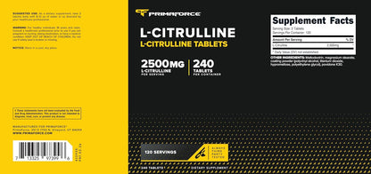 Primaforce L-Citrulline 2500mg, 240 – Dosis elevada: 2500 mg por porción, ideal para quienes buscan una ingesta – Image 5