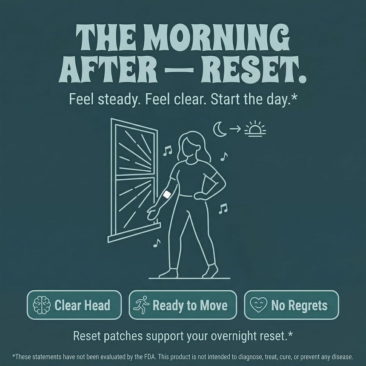 Reset Patches | Parches de Recuperación – L-teanina: Aminoácido presente en el té verde, que puede favorecer la – Image 5
