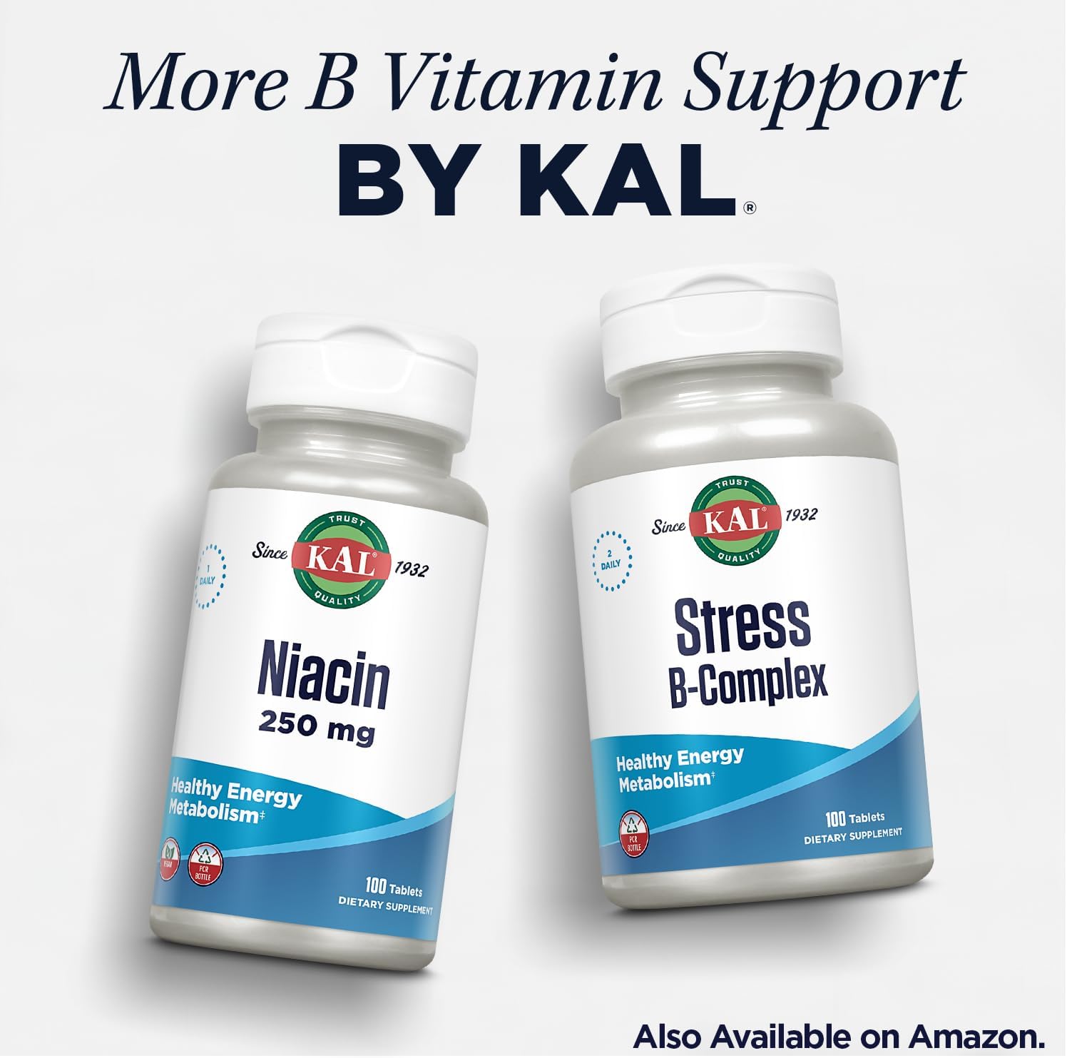 KAL Ácido Fólico 800 mcg con Metil B-12 Comprimidos sabor Frambuesa - 60 unidades