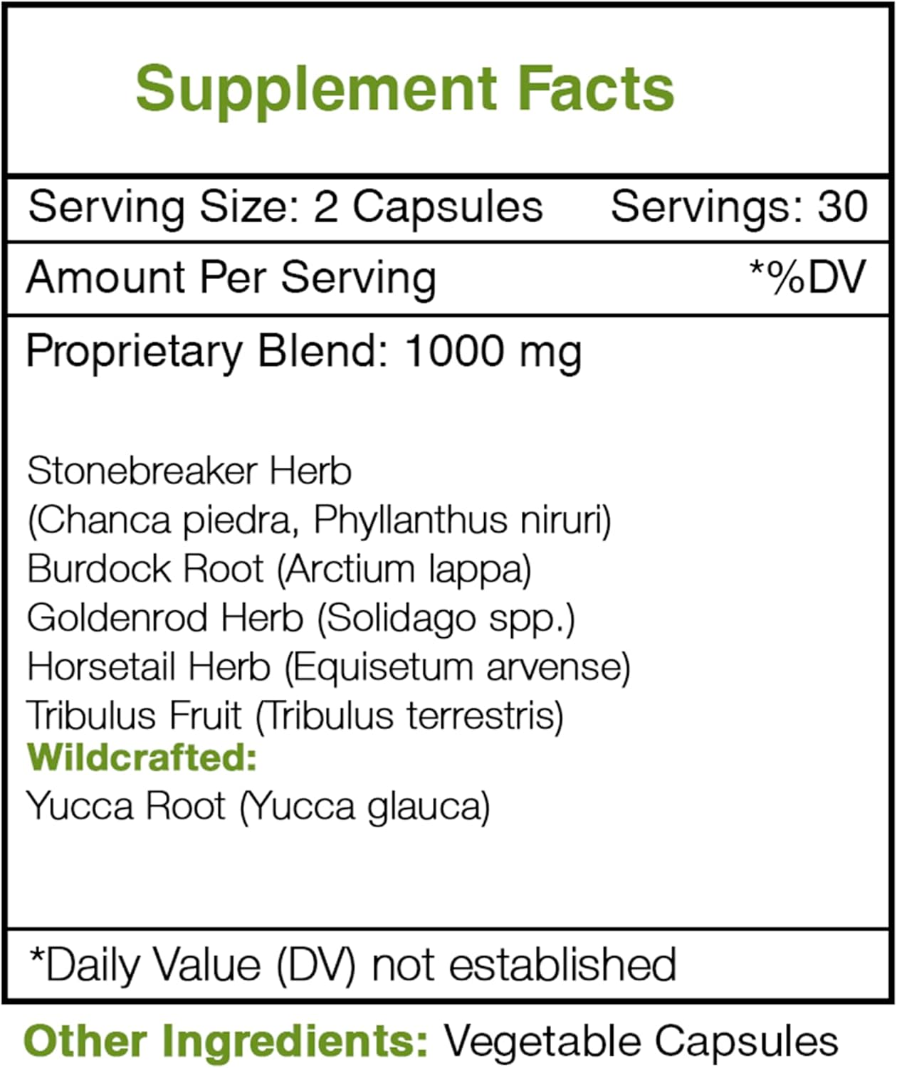 Secrets of the Tribe Stone Breaker Blend, 60 Cápsulas, 1000 mg