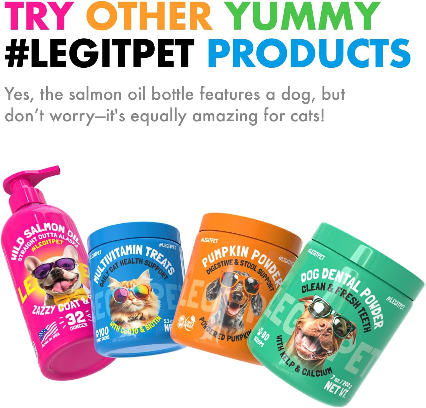 LEGITPET Multivitaminas para Perros - 30 Masticables con Glucosamina, Condroitina, Probióticos y Omega-3