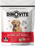 Dinovite Probióticos para Perros Grandes (45+ lb) - Complemento en Polvo con Omega-3, 30 Raciones