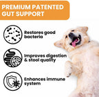 Probióticos para Perros - Bacillus Coagulans & Fibra Prebiótica - Masticables Digestivos y de Apoyo Inmunitario - Sabor a Pato - 90 Unidades
