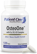 Patient One OsteoOne - Complemento para la Salud Ósea con Calcio, Vitamina D3 y K2 - 120 Comprimidos