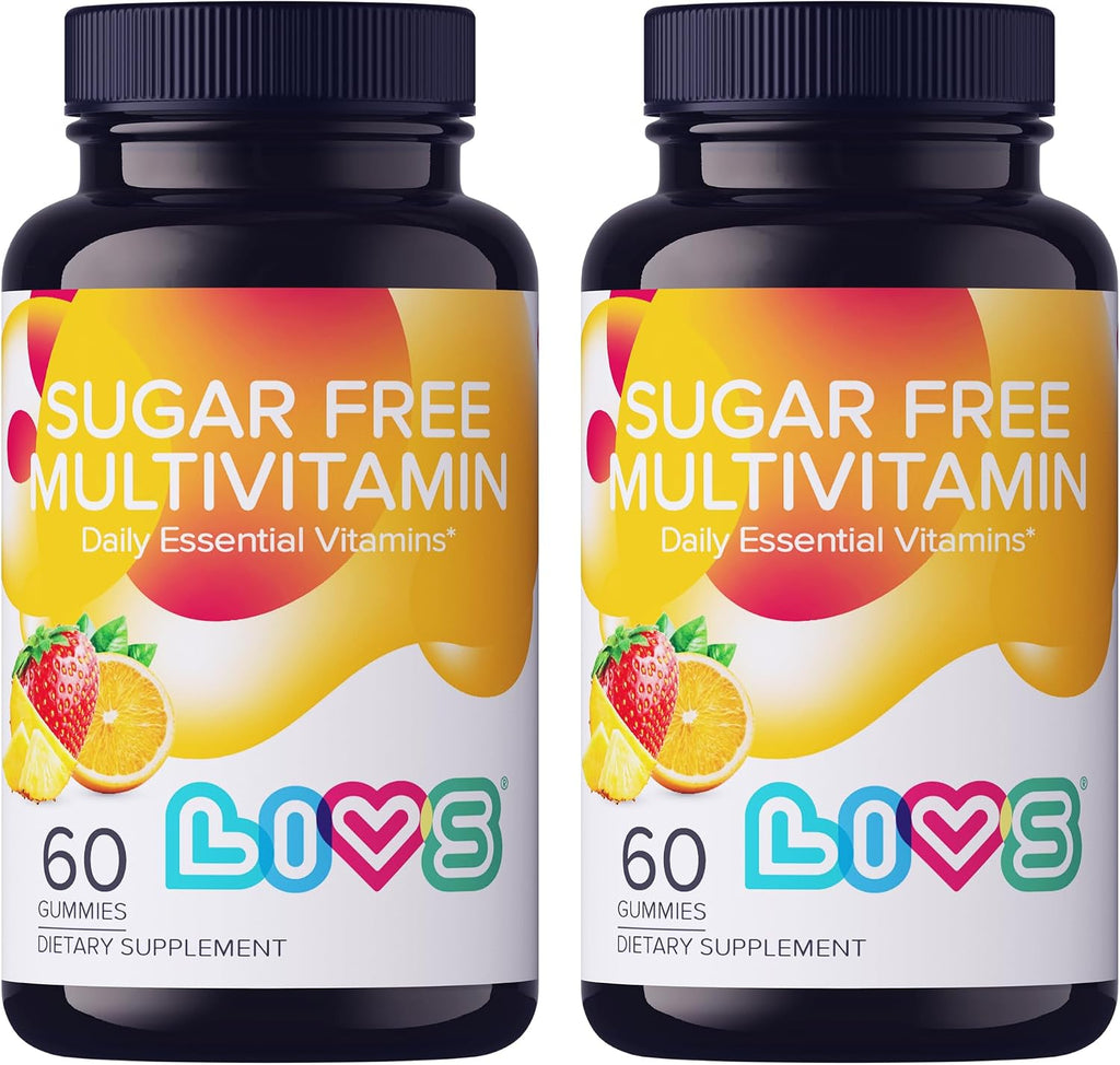 LIVS Multivitamínico en Gominolas sin Azúcar para Adultos y Niños – 60 Gomitas Veganas