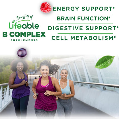 Lifeable Complejo B Gominolas para Adultos con Vitamina C - 90 Gominolas Veganas – Image 3