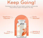 Extra Strength SAMe 500 mg - S-Adenosil-L-Metionina - Suplemento de Alta Absorción para Articulaciones y Estado de Ánimo