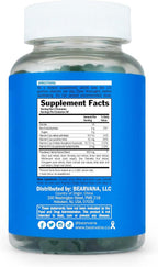 BEARVANA Peach Support Gomitas Multivitamínicas para Mujer con Extractos Herbales y Vitaminas Esenciales - Sabor Baya - 60 Gomitas