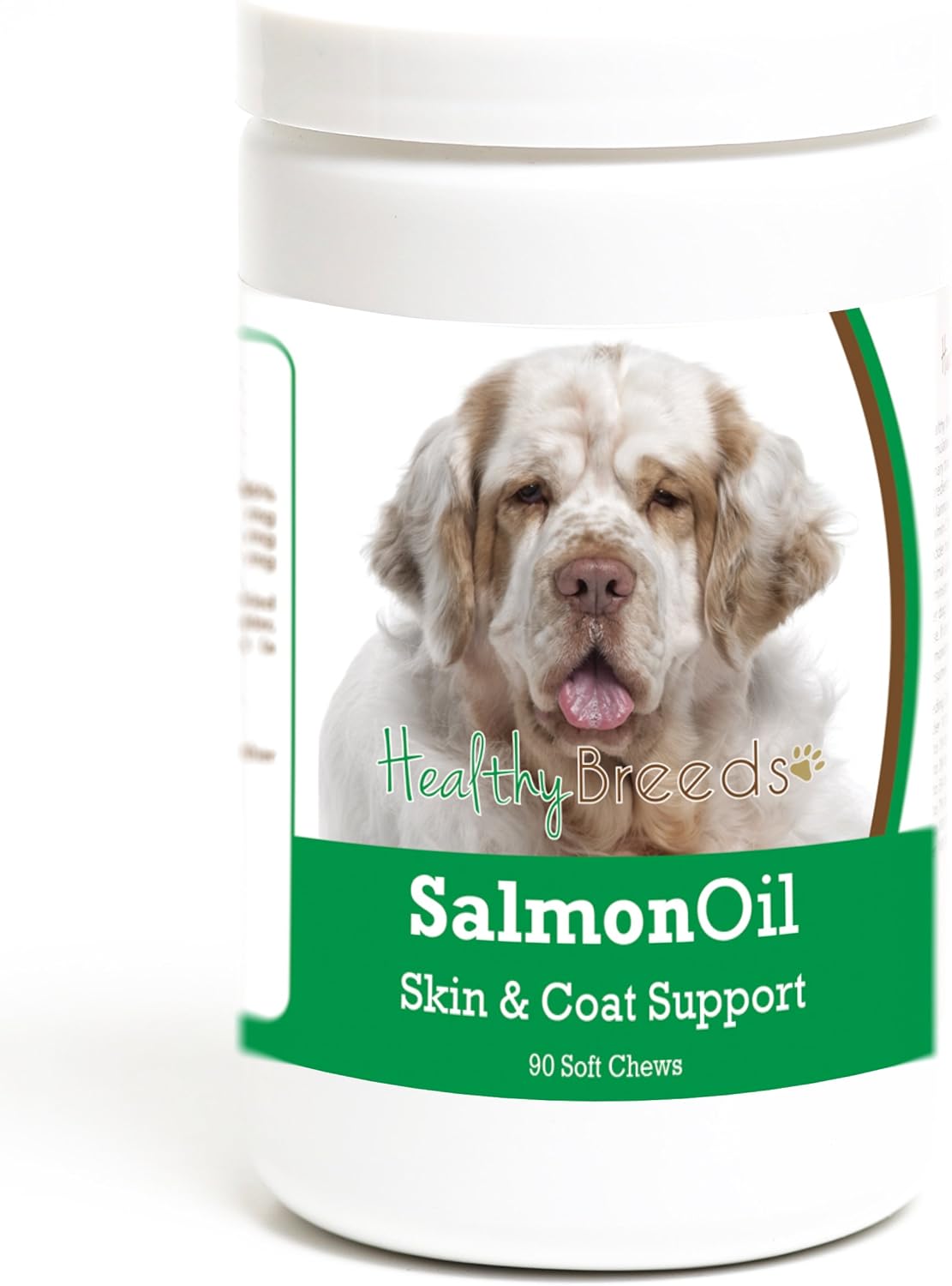 Healthy Breeds Clumber Spaniel Salmon Oil Soft Chews 90 Count – Image 1