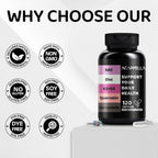 ACAPPELLA N-Acetil Cisteína (NAC) Complejo con Vitamina D3 K2, Zinc, Quercetina, Sarracenia, Saúco, Propóleo y Más - 120 Cápsulas