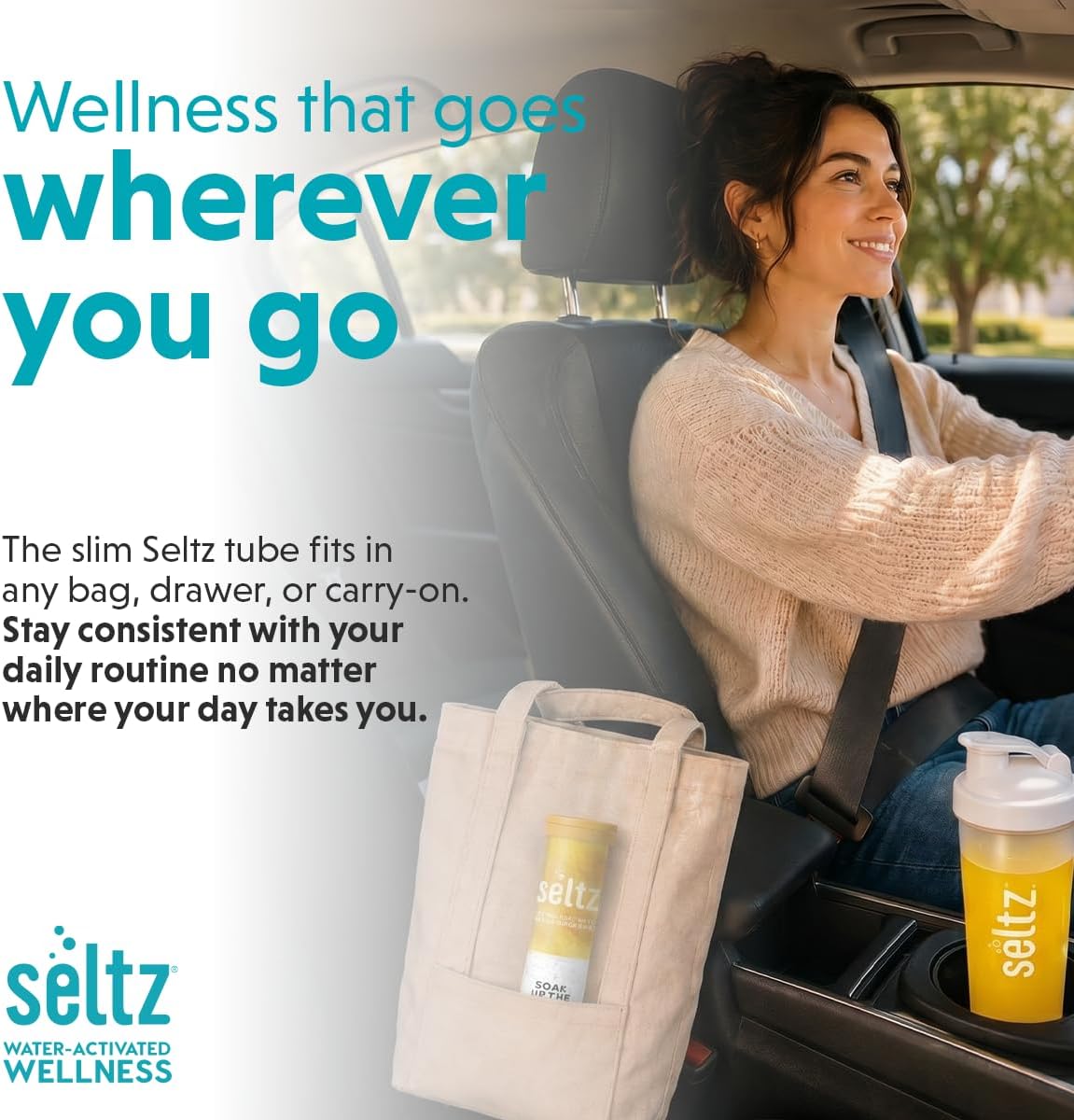 Seltz Vitamin D3 Drink Tablets - 5000 IU, Comprimidos Efervescentes, Sabor Mango Naranja, Sin Azúcar Añadido, 120 Comprimidos