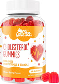 ChiQwench Gominolas de Colesterol con 1500 mg de Esteroles y Estanoles Vegetales, Sabor a Frutos Rojos, 60 Unidades
